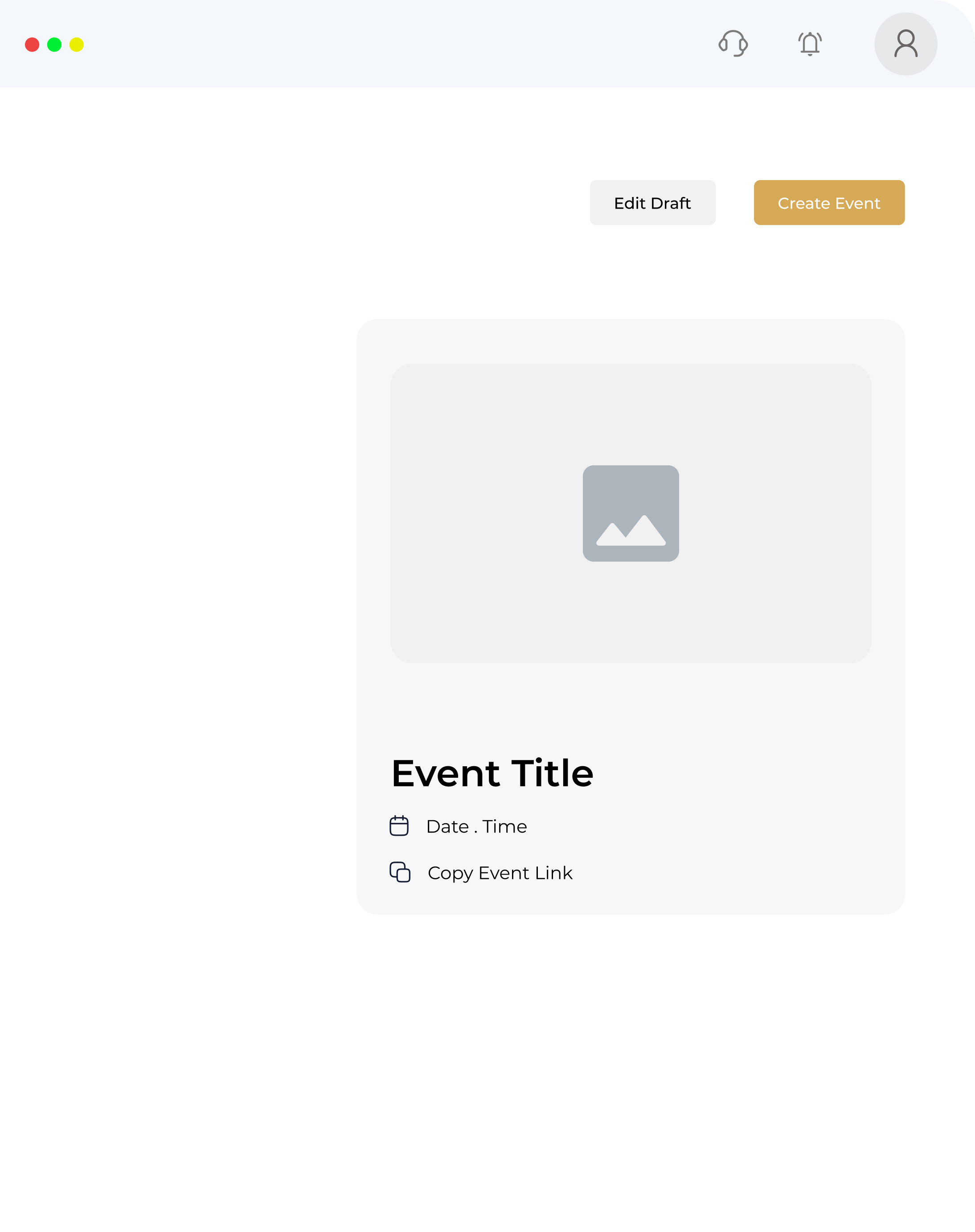 Custom Event Creation